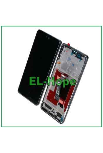 DISPLAY LCD OLED FRAME PER HONOR 200 PRO ELP-AN00 NX9 TOUCH SCREEN VETRO NERO