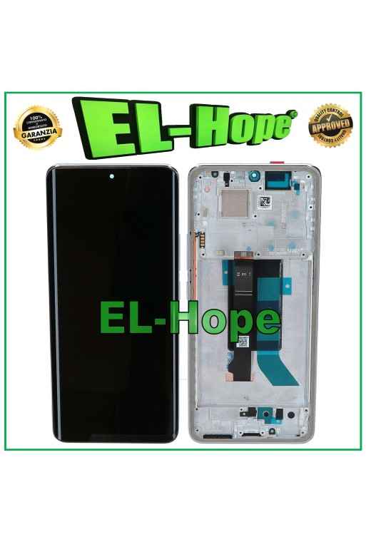 DISPLAY OLED + FRAME PER XIAOMI POCO X7 5G 24095PCADG LCD TOUCH VETRO SILVER