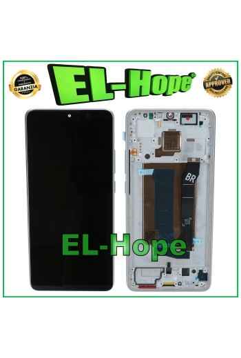 DISPLAY OLED + FRAME PER XIAOMI POCO X7 PRO 5G 2412DPC0AI LCD TOUCH VETRO SILVER