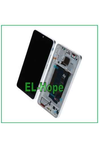 DISPLAY OLED + FRAME PER XIAOMI POCO X7 PRO 5G 2412DPC0AI LCD TOUCH VETRO SILVER