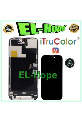 DISPLAY LCD iTruColor INCELL PER APPLE IPHONE 14 PRO TOUCH VETRO SCHERMO NERO