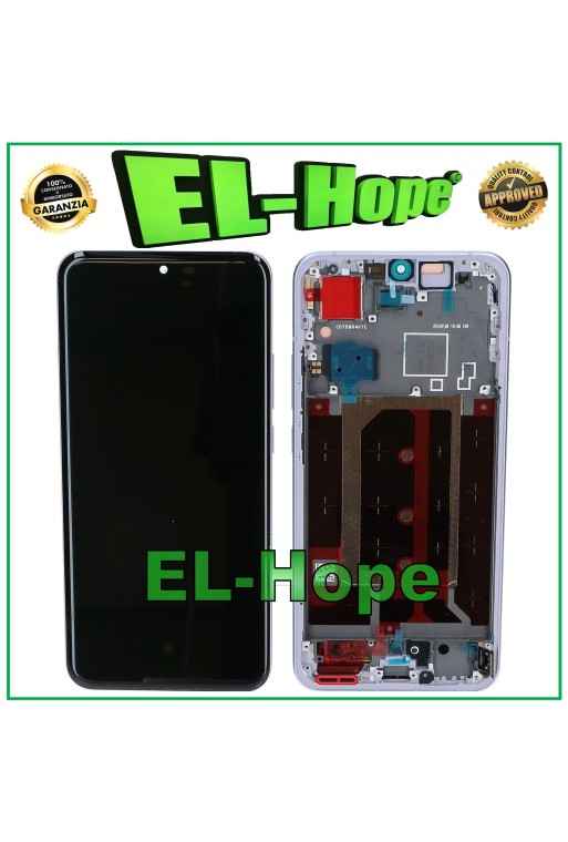 DISPLAY OLED FRAME PER OPPO RENO 13 PRO 5G CPH2697 PKK110 LCD TOUCH VIOLA PURPLE
