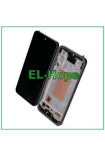 DISPLAY LCD OLED + FRAME PER SAMSUNG GALAXY A36 5G SM-A366 TOUCH SCREEN NERO