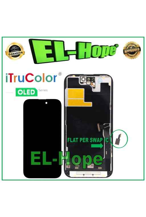 DISPLAY LCD iTruColor HARD OLED PER APPLE IPHONE 14 PRO TOUCH VETRO SCHERMO DISPLAY LCD iTruColor HARD OLED PER APPLE IPHONE 14 PRO TOUCH VETRO SCHERMO