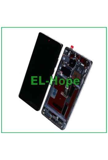 DISPLAY LCD OLED + FRAME PER HUAWEI P50 PRO JAD-LX9 TOUCH SCREEN VETRO NERO