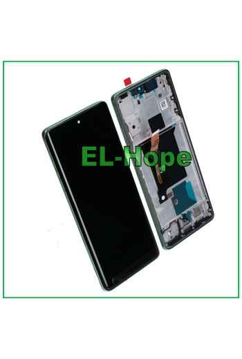 DISPLAY LCD OLED + FRAME PER MOTOROLA MOTO EDGE 60 XT2505 TOUCH SCREEN VERDE