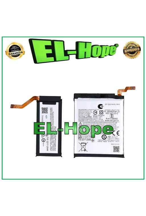 COPPIA BATTERIA QR30 QR10 PER MOTOROLA RAZR 50 ULTRA XT2451 PARI ORIGINALE  COPPIA BATTERIA QR30 QR10 PER MOTOROLA RAZR 50 ULTRA XT2451 PARI ORIGINALE