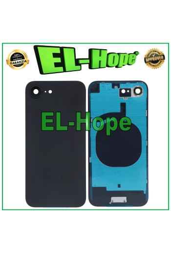 CASE VETRO SCOCCA POSTERIORE BACK COVER PER APPLE IPHONE 16E NERO