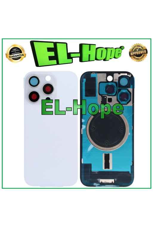 CASE VETRO SCOCCA POSTERIORE BACK COVER MAGSAFE PER IPHONE 16 PRO TITANIO BIANCO CASE VETRO SCOCCA POSTERIORE BACK COVER MAGSAFE PER IPHONE 16 PRO TITANIO BIANCO