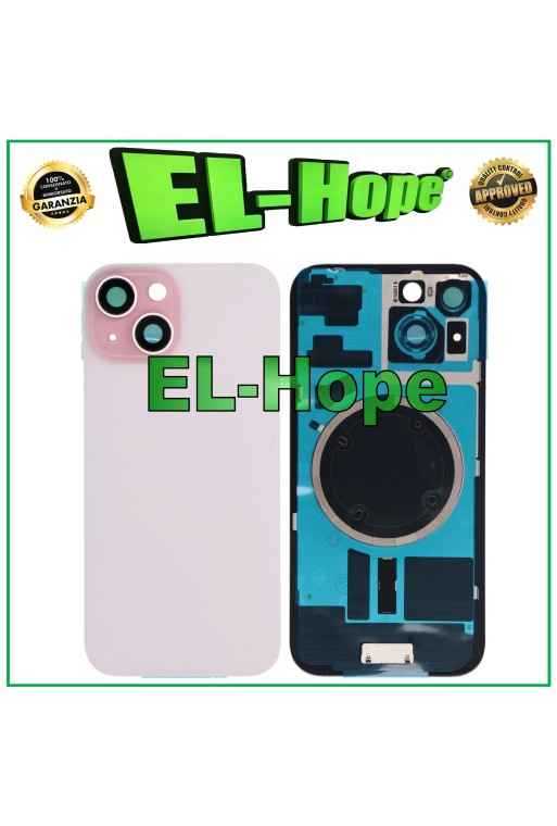 CASE VETRO SCOCCA POSTERIORE BACK COVER + MAGSAFE PER IPHONE 15 ROSA PINK CASE VETRO SCOCCA POSTERIORE BACK COVER + MAGSAFE PER IPHONE 15 ROSA PINK