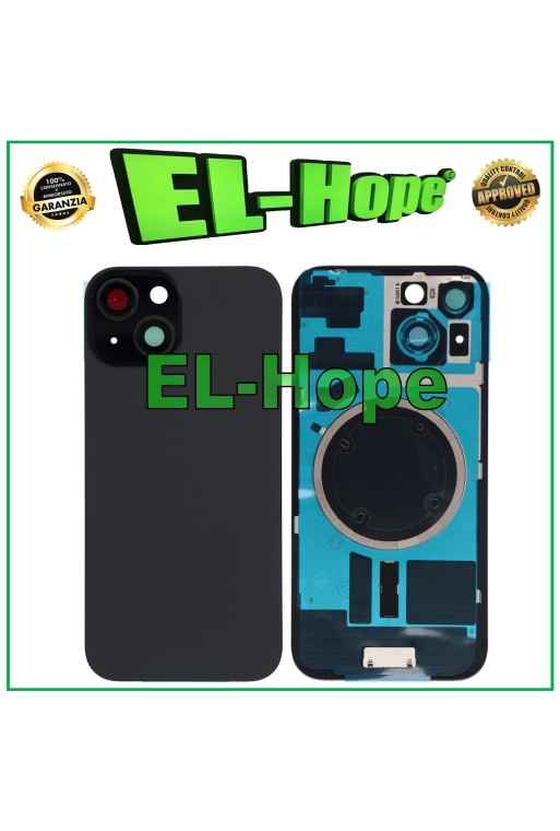 CASE VETRO SCOCCA POSTERIORE BACK COVER + MAGSAFE PER IPHONE 15 NERO CASE VETRO SCOCCA POSTERIORE BACK COVER + MAGSAFE PER IPHONE 15 NERO