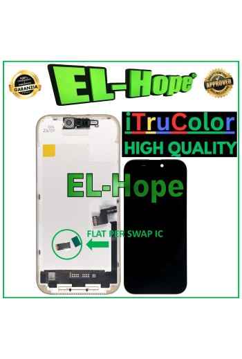 DISPLAY LCD iTruColor HARD OLED PER APPLE IPHONE 16 PRO TOUCH VETRO SCHERMO