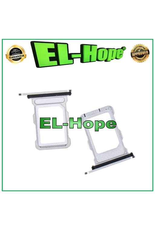 SLOT CARRELLO VANO PORTA SIM CARD SCHEDA PER IPHONE 16 PRO/16 PRO MAX BIANCO SLOT CARRELLO VANO PORTA SIM CARD SCHEDA PER IPHONE 16 PRO/16 PRO MAX BIANCO