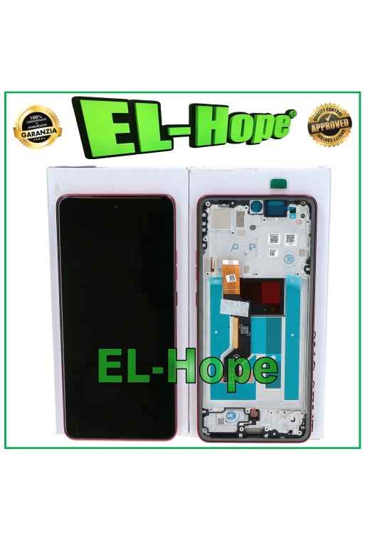 DISPLAY LCD OLED FRAME TOUCH ORIGINALE SERVICE MOTOROLA MOTO G86 5G XT2527 ROSSO DISPLAY LCD OLED FRAME TOUCH ORIGINALE SERVICE MOTOROLA MOTO G86 5G XT2527 ROSSO