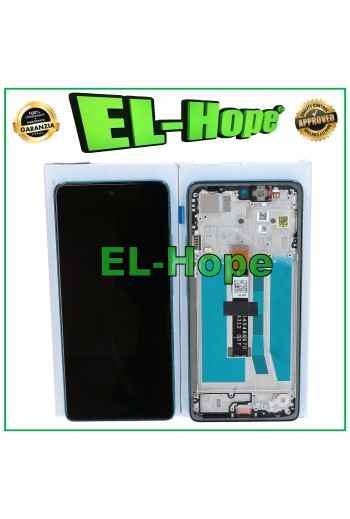 DISPLAY LCD FRAME ORIGINALE SERVICE MOTOROLA MOTO G75 5G XT2437 TOUCH ACQUA BLU