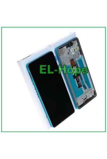 DISPLAY LCD FRAME ORIGINALE SERVICE MOTOROLA MOTO G75 5G XT2437 TOUCH ACQUA BLU