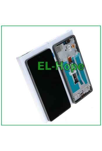 DISPLAY LCD FRAME ORIGINALE SERVICE MOTOROLA MOTO G75 5G XT2437 TOUCH GRAY