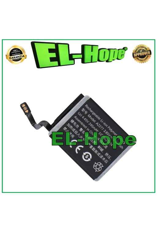 BATTERIA PER APPLE WATCH SERIE 5 GENERAZIONE 40 mm BATTERY A2277 245 mAh