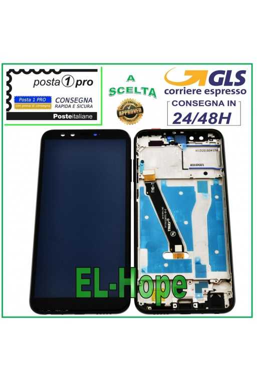 DISPLAY LCD TOUCH SCREEN FRAME PER HUAWEI HONOR 9 LITE LLD-L31 AL00 AL09 NERO DISPLAY LCD TOUCH SCREEN FRAME PER HUAWEI HONOR 9 LITE LLD-L31 AL00 AL09 NERO