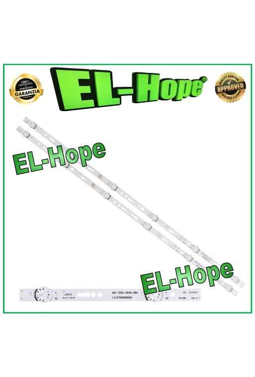 KIT 2 BARRE 6 LED PER TV 32" JS-ME32M106ED.908L MS L1074 L1343 L2202 L2430 L3406