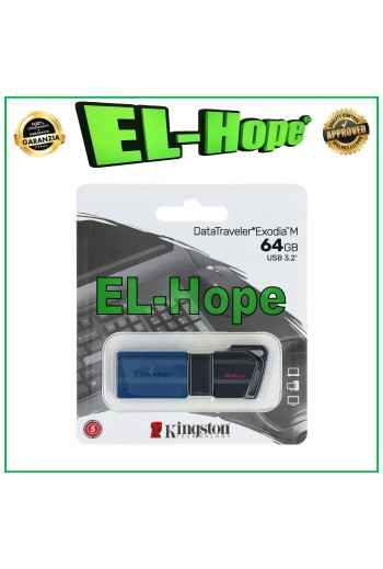 PEN DRIVE KINGSTON 64 GB PENDRIVE CHIAVETTA MEMORIA DTX PENNA USB 3.2 ORIGINALE