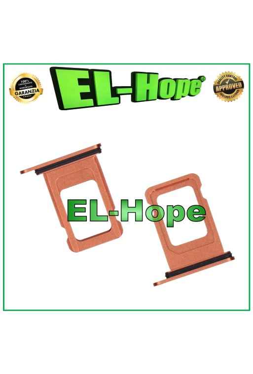 SLOT CARRELLO VANO PORTA SCHEDA ALLOGGIO NANO SIM PER IPHONE 17 PRO ARANCIONE