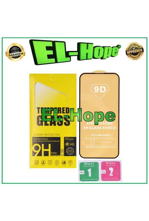 PELLICOLA VETRO TEMPERATO FULL CURVE GLASS 9D 3D PER LCD APPLE IPHONE 17 PRO