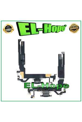 CONNETTORE RICARICA IPHONE 17 MICROFONO ANTENNA DOCK FLAT DI CARICA NERO