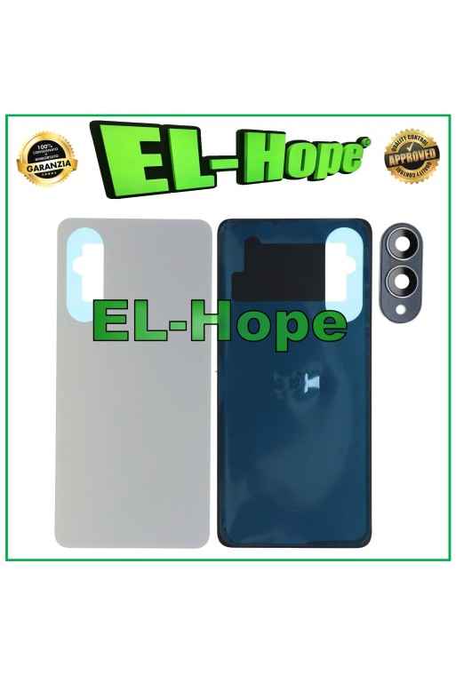 COPERCHIO BATTERIA POSTERIORE PER SAMSUNG S25 EDGE SM-S937 BACK CASE SILVER