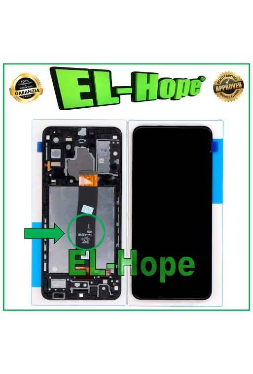 DISPLAY TOUCH LCD + FRAME PARI ORIGINALE SERVICE SAMSUNG GALAXY A32 5G SM-A326 B