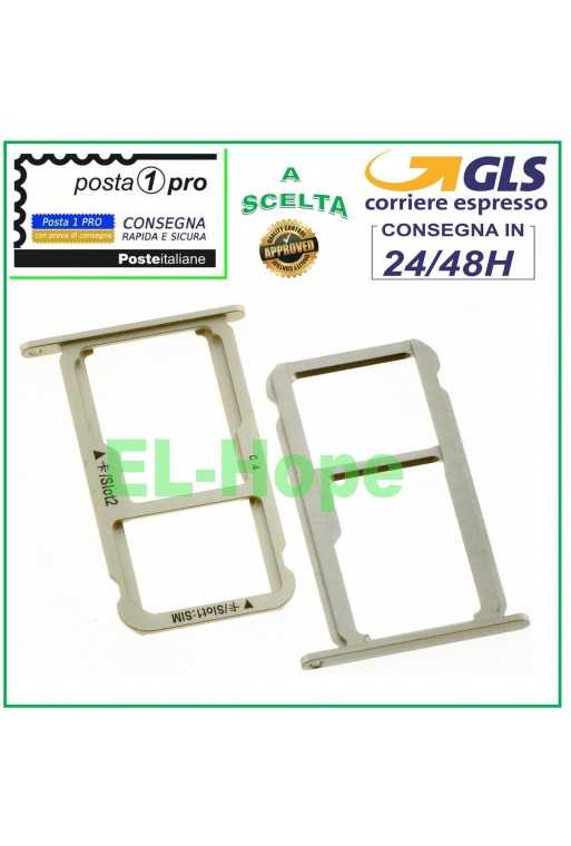 SLOT CARRELLO VANO SCHEDA NANO SIM + MICRO SD HUAWEI HONOR 8 FRD-L09 L19 SILVER SLOT CARRELLO VANO SCHEDA NANO SIM + MICRO SD HUAWEI HONOR 8 FRD-L09 L19 SILVER