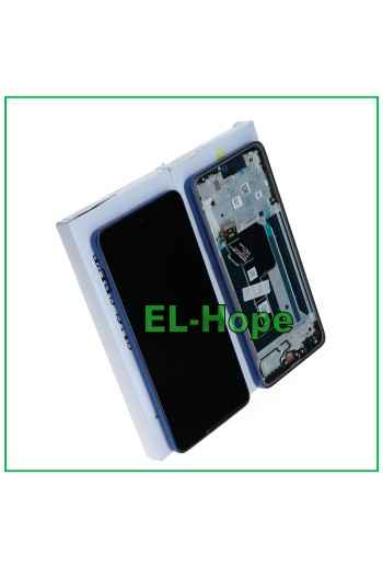 DISPLAY LCD FRAME ORIGINALE SERVICE MOTOROLA MOTO G56 XT2529 TOUCH SCHERMO BLU
