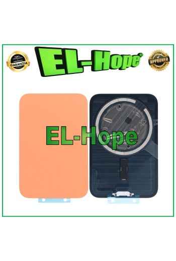 VETRO SCOCCA POSTERIORE CASE + MAGSAFE PER IPHONE 17 PRO BACK COVER ARANCIONE