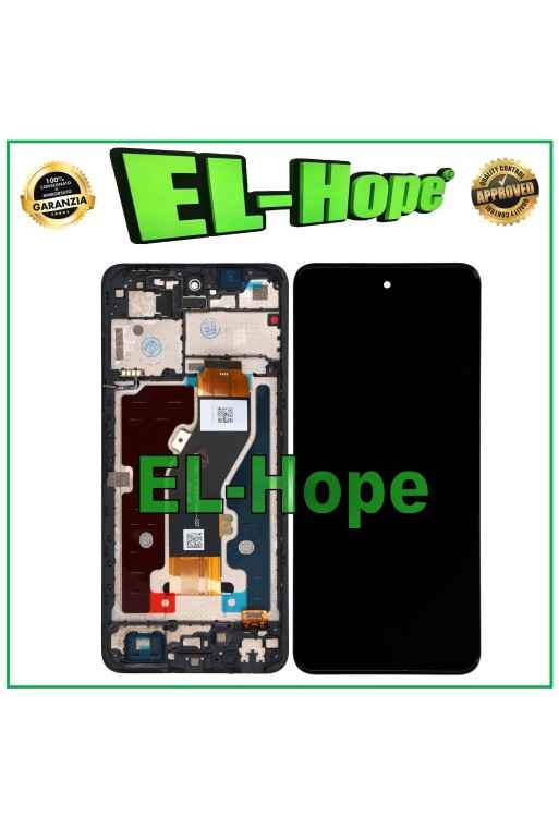 DISPLAY LCD + FRAME PER ZTE BLADE V60 SMART TOUCH SCREEN VETRO SCHERMO NERO DISPLAY LCD + FRAME PER ZTE BLADE V60 SMART TOUCH SCREEN VETRO SCHERMO NERO