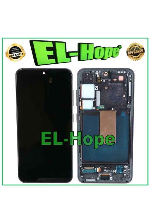 DISPLAY LCD OLED TOUCH PER SAMSUNG GALAXY S23 5G 2023 SM-S911 FRAME NERO DISPLAY LCD OLED TOUCH PER SAMSUNG GALAXY S23 5G 2023 SM-S911 FRAME NERO