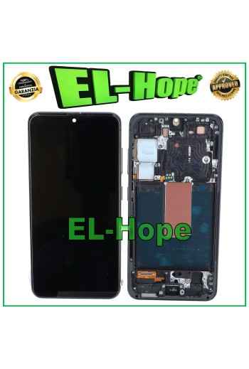 DISPLAY LCD TFT TOUCH PER SAMSUNG GALAXY S23 5G 2023 SM-S911 FRAME NERO