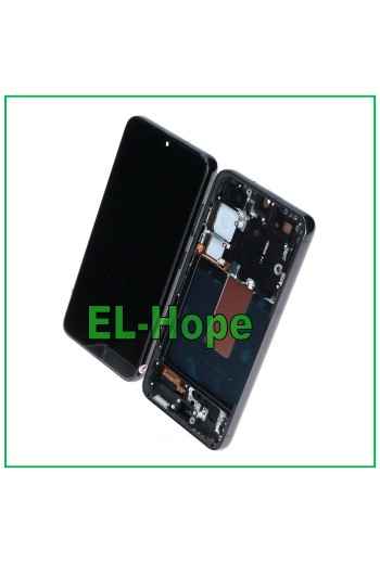 DISPLAY LCD TFT TOUCH PER SAMSUNG GALAXY S23 5G 2023 SM-S911 FRAME NERO
