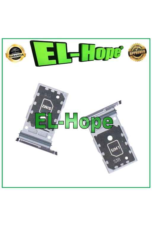 SLOT CARRELLO VANO DUAL SCHEDA NANO SIM SAMSUNG GALAXY S25+ PLUS SM-S936 SILVER