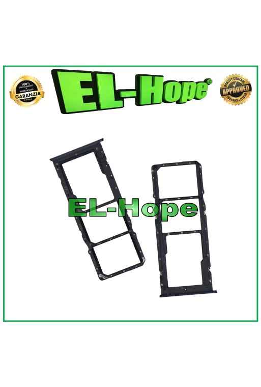 SLOT CARRELLO VANO SIM SCHEDA MICRO SD PER OPPO REALME 6 RMX2001 NERO SLOT CARRELLO VANO SIM SCHEDA MICRO SD PER OPPO REALME 6 RMX2001 NERO