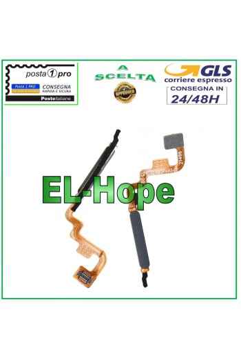 FLAT FLEX TASTO IMPRONTA FINGERPRINT XIAOMI REDMI NOTE 12S 4G 2303CRA44 NERO
