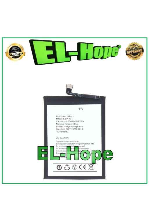 BATTERIA 1ICP5/65/70 S3 PRO PER UMIDIGI 5150 mAh PARI ORIGINALE BATTERIA 1ICP5/65/70 S3 PRO PER UMIDIGI 5150 mAh PARI ORIGINALE