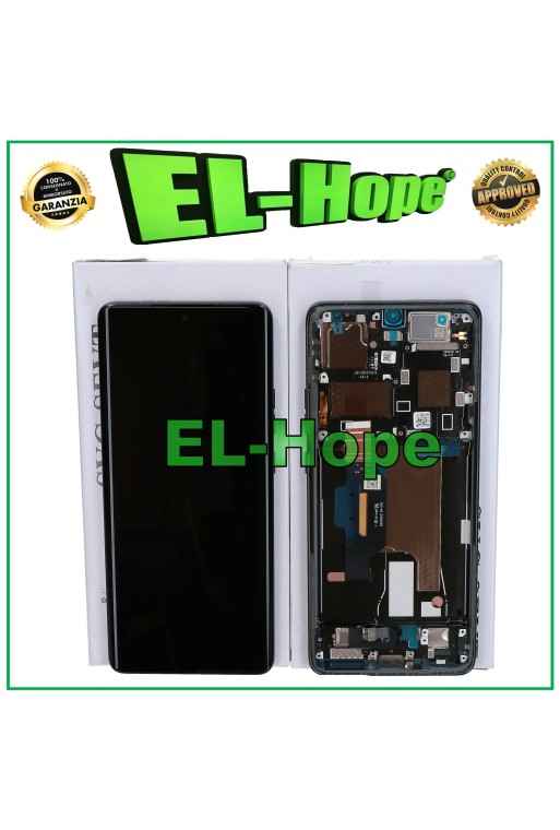 DISPLAY + FRAME TOUCH ORIGINALE SERVICE MOTOROLA MOTO EDGE 50 ULTRA XT2401 GREY