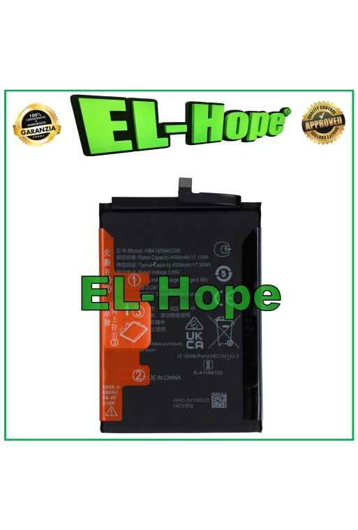 BATTERIA HB416594EGW PER HUAWEI HONOR X8B CRT-NX1 4500 mAh PARI ORIGINALE