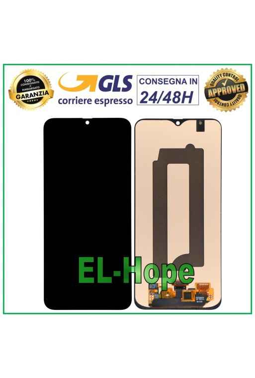 DISPLAY LCD OLED PER SAMSUNG GALAXY M30S SM M307 TOUCH SCREEN SCHERMO VETRO NERO