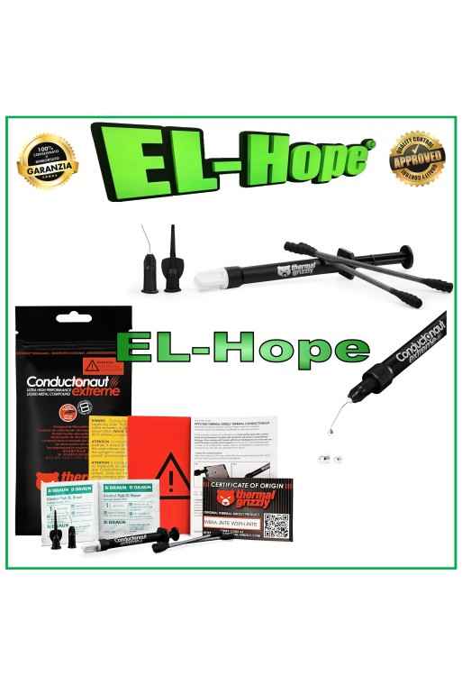 THERMAL GRIZZLY 1gr PASTA TERMICA SIRINGA METALLO LIQUIDO CPU GPU PS5 PS4 XBOX