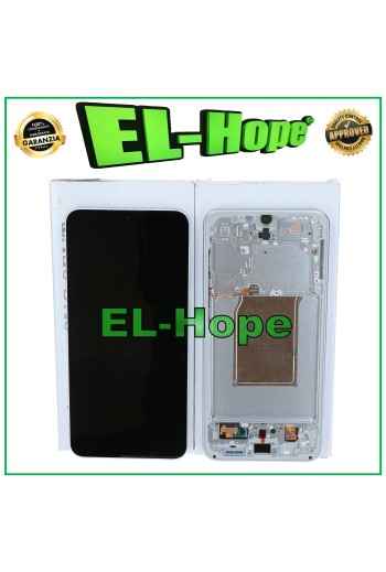 DISPLAY FRAME ORIGINALE SAMSUNG GALAXY S25 FE 5G 2025 SM-S731 TOUCH WHITE BIANCO