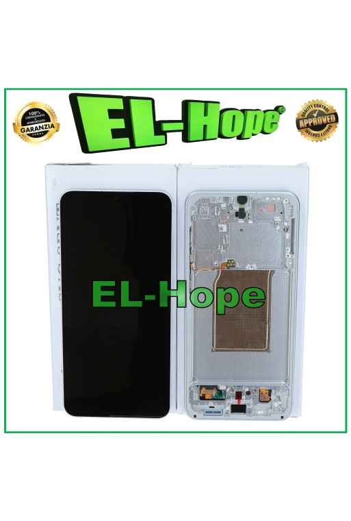 DISPLAY FRAME ORIGINALE SAMSUNG GALAXY S25 FE 5G 2025 SM-S731 TOUCH WHITE BIANCO DISPLAY FRAME ORIGINALE SAMSUNG GALAXY S25 FE 5G 2025 SM-S731 TOUCH WHITE BIANCO