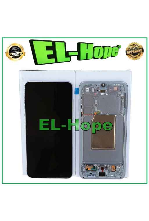 DISPLAY FRAME ORIGINALE SAMSUNG GALAXY S25 FE 2025 SM-S731 TOUCH NERO JETBLACK