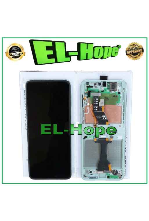 DISPLAY TOUCH LCD ORIGINALE SERVICE SAMSUNG GALAXY Z FLIP 6 5G SM-F741B VERDE