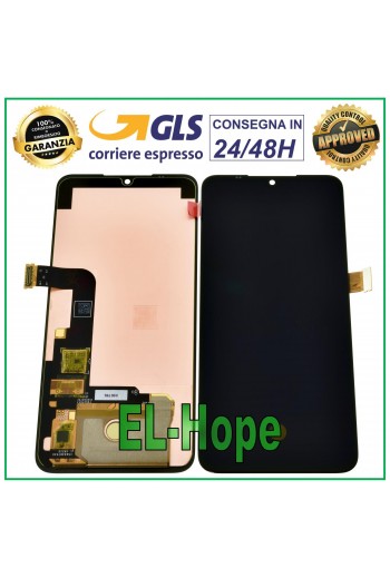 DISPLAY LCD PER LG G8X THINQ LM G850 TOUCH SCREEN VETRO SCHERMO MONITOR NERO